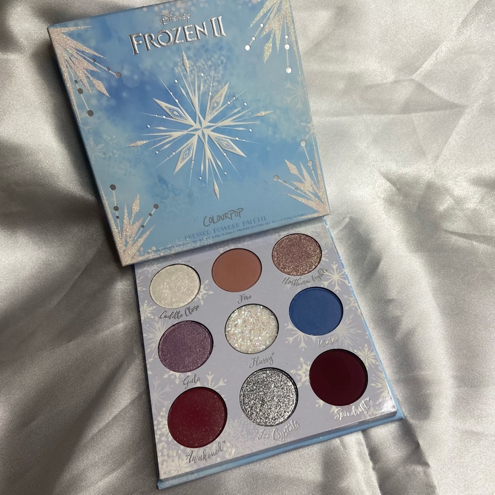 ColourPop NEW Frozen 2 Disney Elsa Eyeshadow Palette Discontinued
